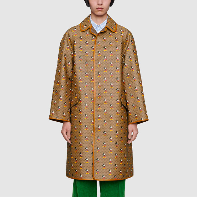 Gucci x Disney Double-Sided Wearable Coat For Men Brown 603479-Z8AH0-2102