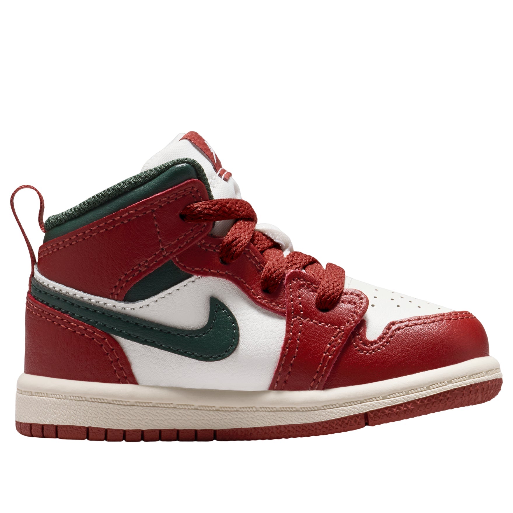 (TD) Air Jordan 1 Mid 'Sail Pure Platinum Redstone' DQ8425-105