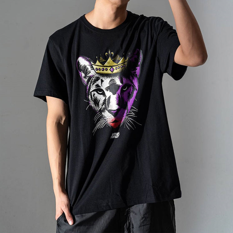 PUMA x Pavl Stanley Animalize Printed Short Sleeve TEE Black 597242-01