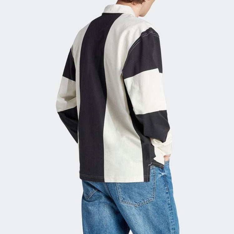 adidas originals Hack Rugb Polo T-Shirts 'White Black' HZ0708