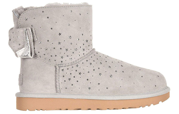 (WMNS) UGG Classic Mini Stargirl Bow Port 'Grey' 1098475-SEAL