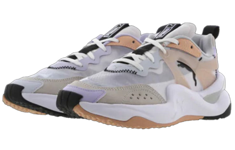 (WMNS) PUMA Rise Asymetric Grey/Purple 374575-01
