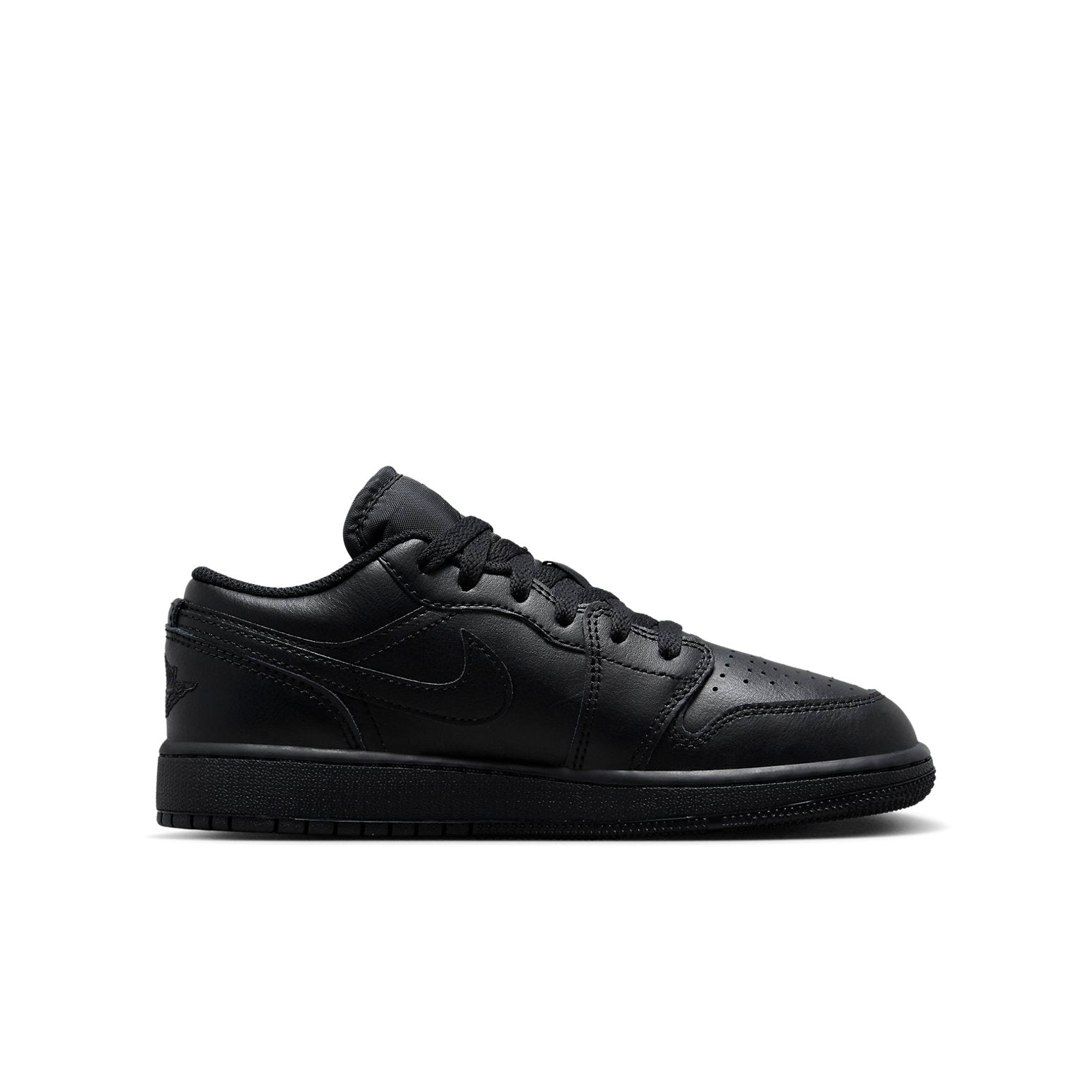 (GS) Air Jordan 1 Low 'Triple Black' 553560-093