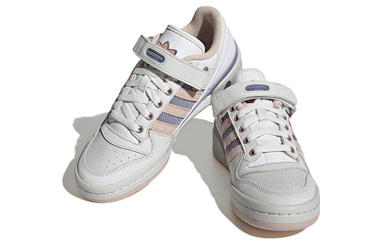 (WMNS) adidas originals Forum Low 'White Light Brown' IE1828