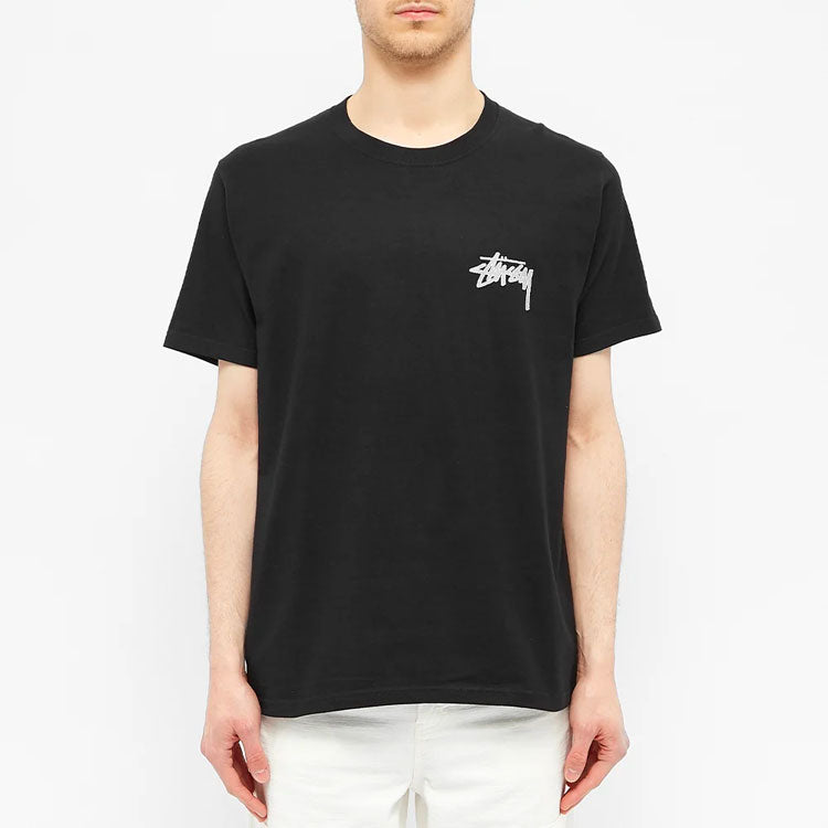 Stussy Tiribal Mask Tee Classic Short Sleeve Unisex Black 1904516-BLACK