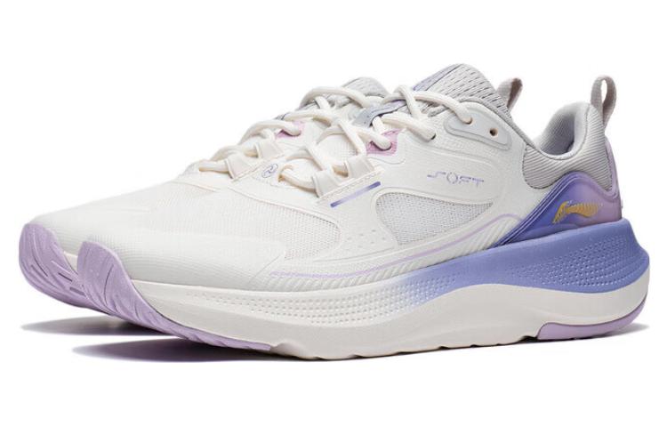(WMNS) Li-Ning Soft Go 'White Purple' AGLT126-1