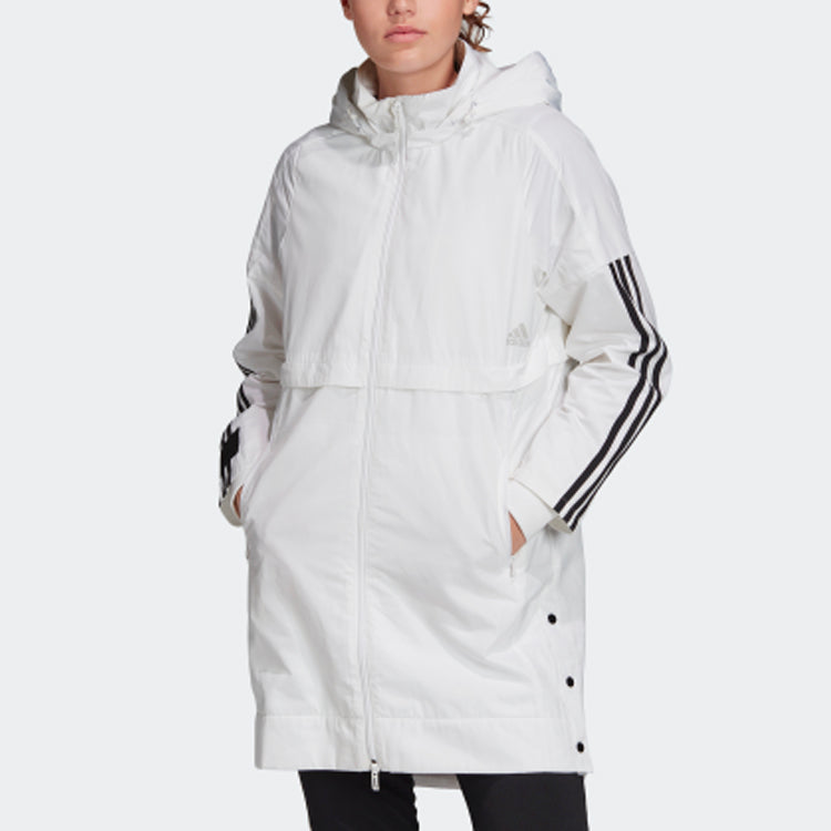 (WMNS) adidas Sports Stylish Woven Jacket White FT1757