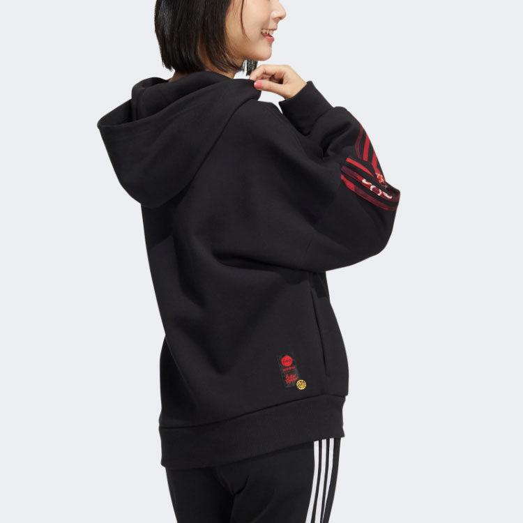 (WMNS) adidas Neo CNY Hoodies 'Black' HM7482