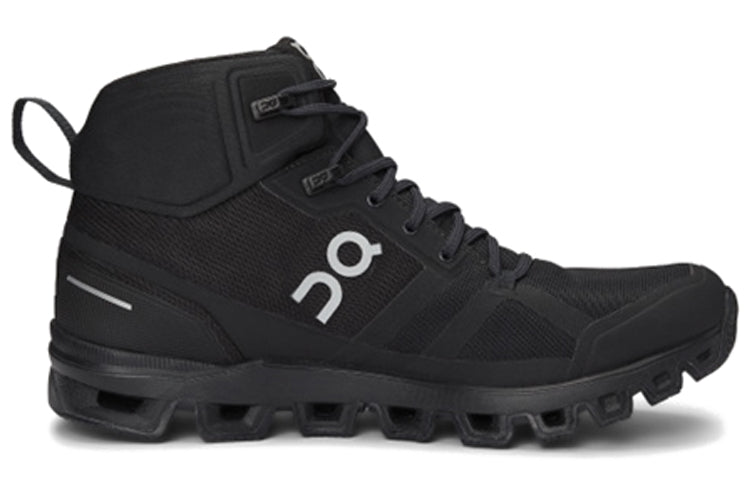 (WMNS) On Running Cloudrock Waterproof 'All Black' 23.99851
