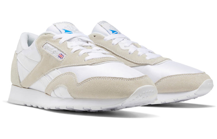 Reebok Classic Nylon Running Shoes White/Brown FZ6390
