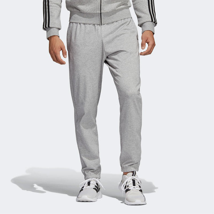 adidas E Lin Pnt Sj Knit Sports Stylish Long Pants Gray DU0399