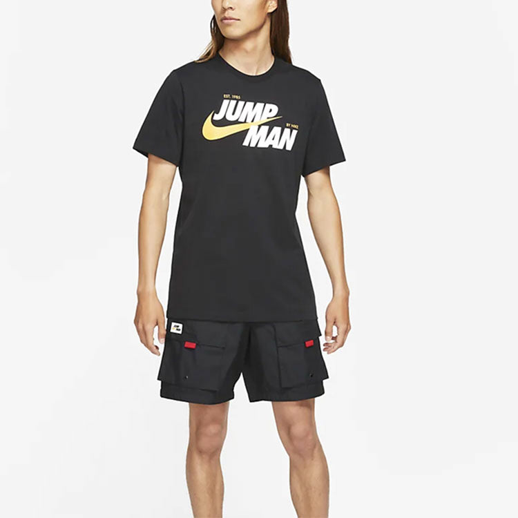 Air Jordan Jmpmn Wvn Short Casual Sports Breathable Woven Shorts Black DA7240-010