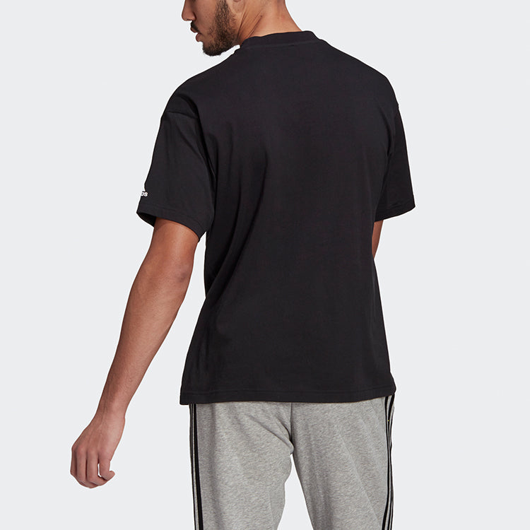 adidas Casual Sports Round Neck Short Sleeve Black GK9422