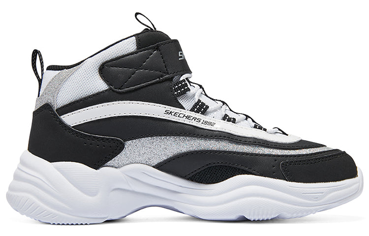 (GS) Skechers Lite Styles Casual Shoes 'Black White' 302584L-BKW
