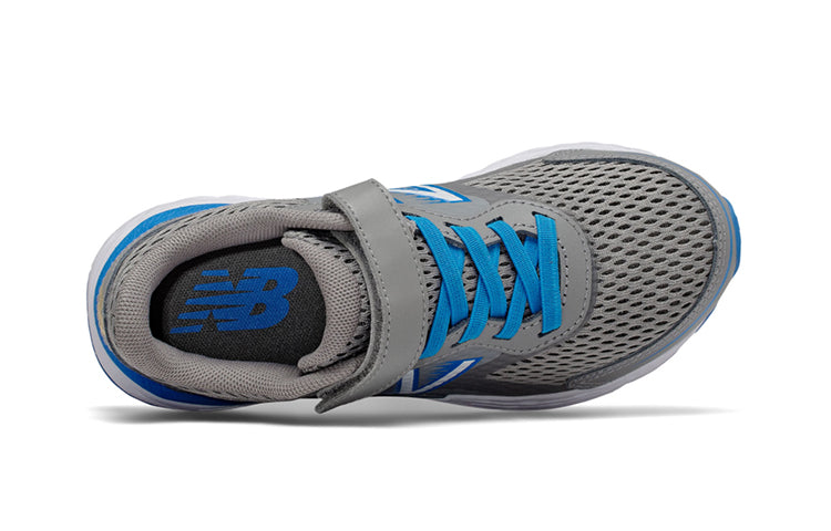 New Balance Kids' 680v6 Grey/Blue YA680LS6