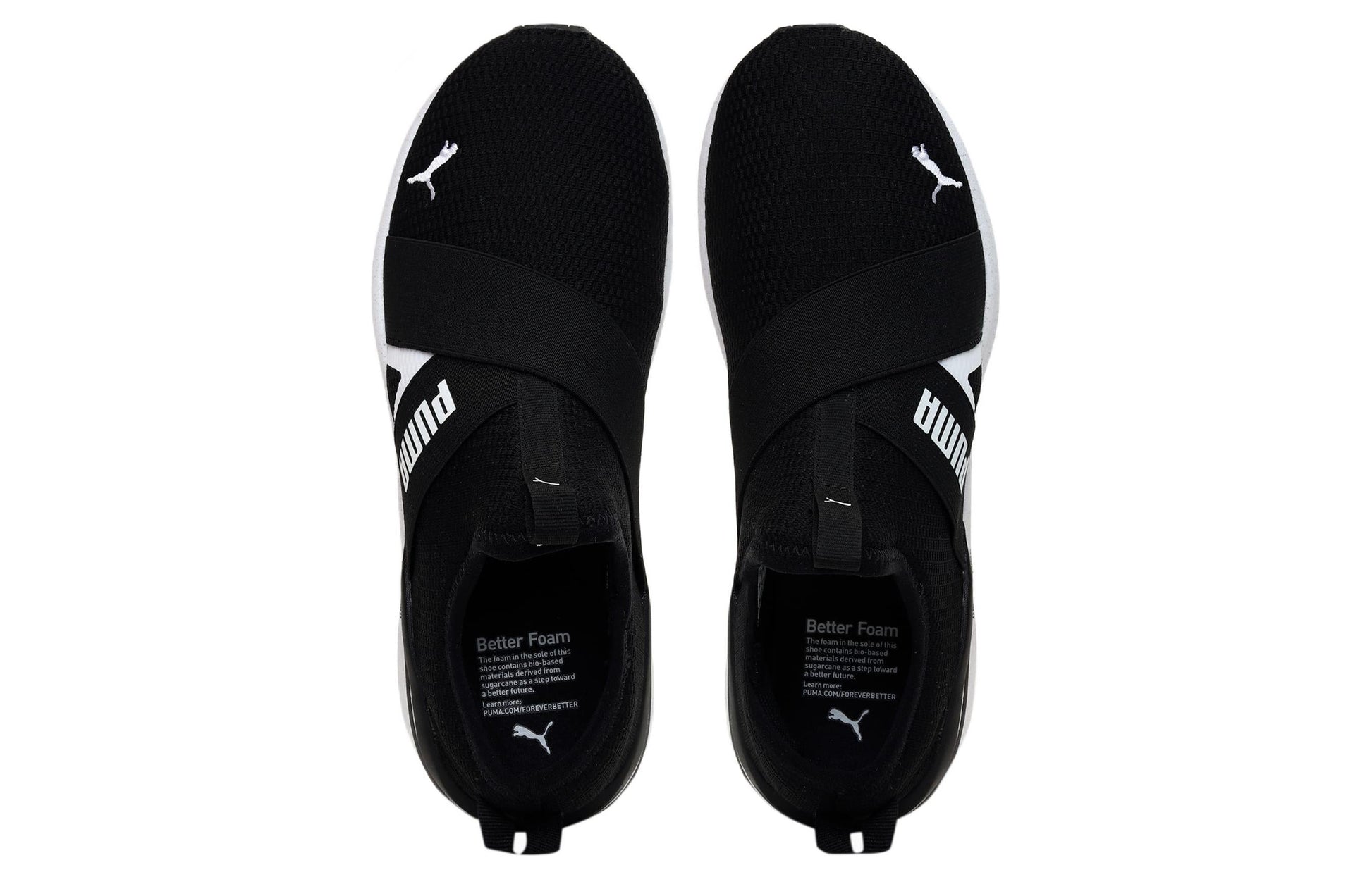 (WMNS) PUMA Better Foam Prowl 'Black White' 376542-01