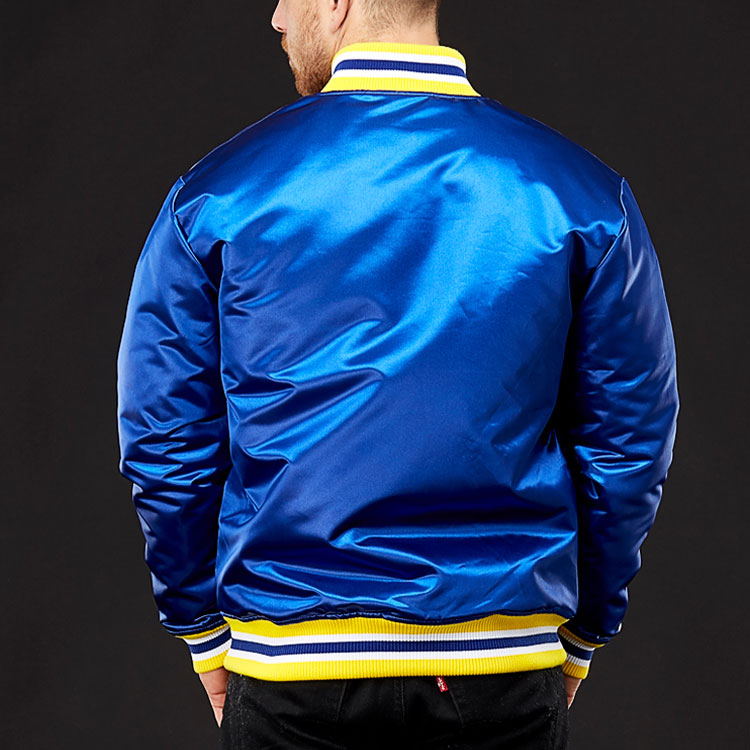 Mitchell & Ness x NBA Golden State Warrior Jacket 'Blue' 6390310AGSWIH-171593