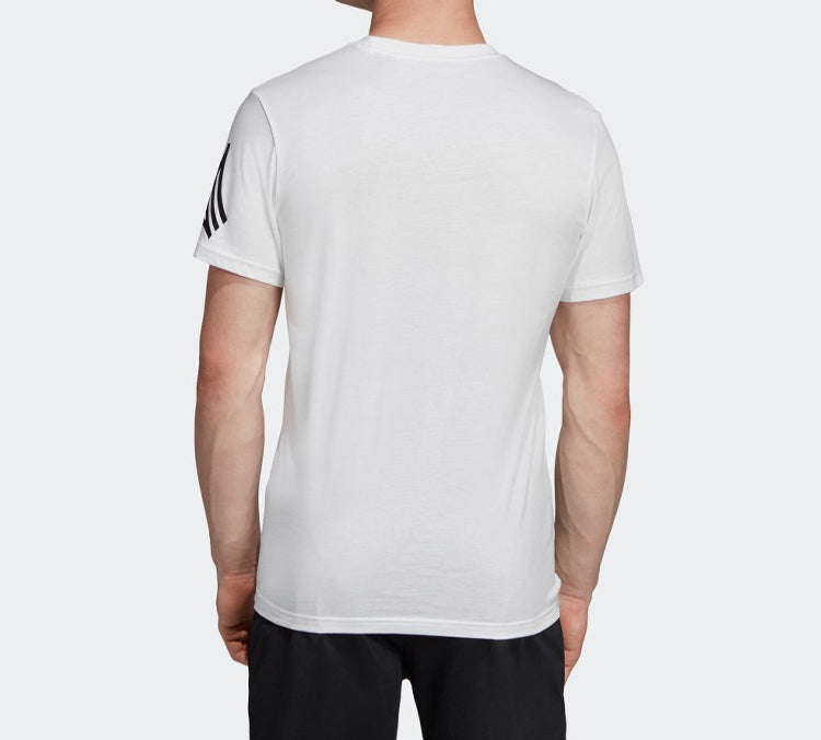 adidas Logo Printing Training Short Sleeve White DY5849