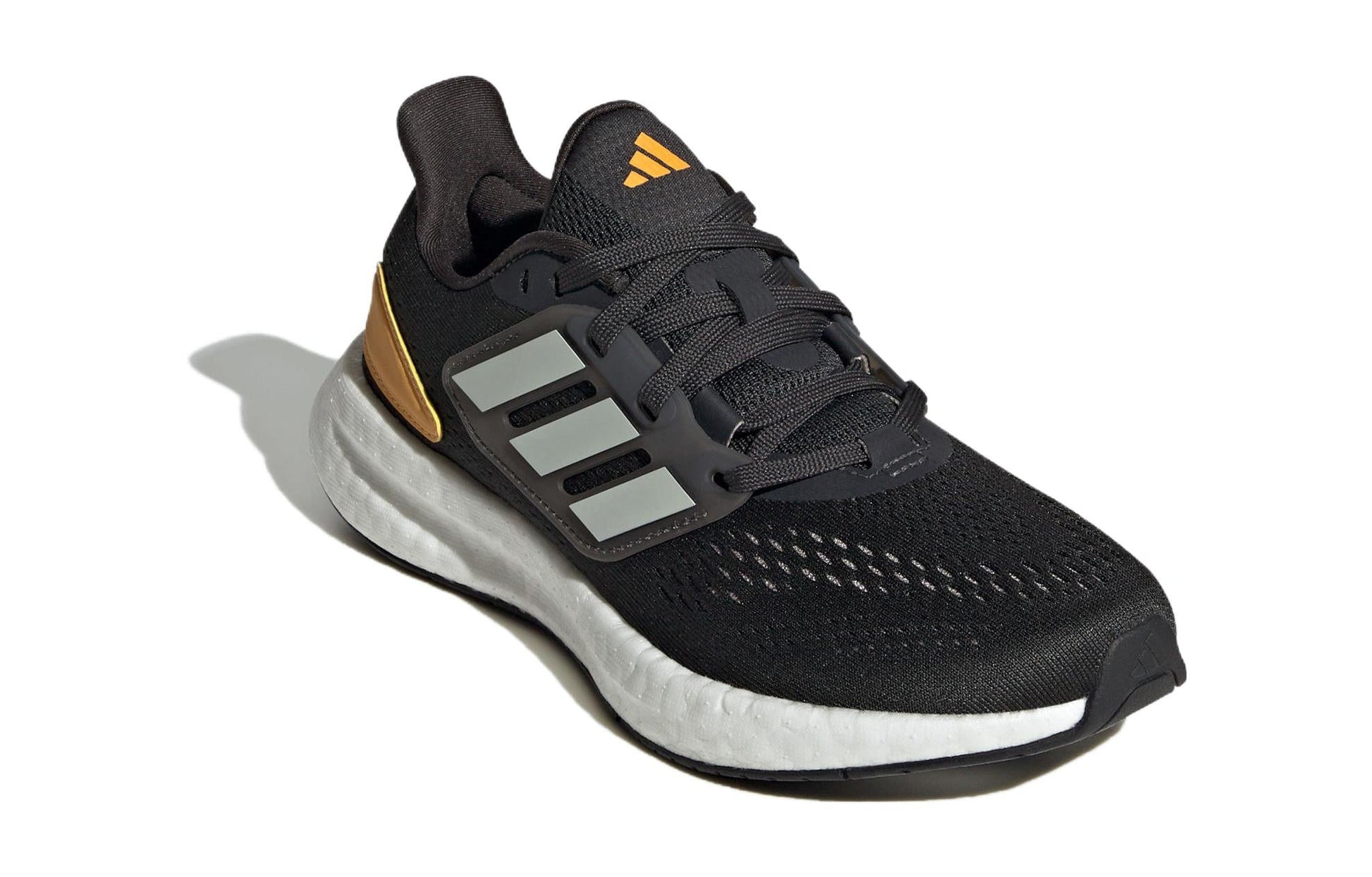 (GS) adidas PureBoost 22 'Carbon Silver Preloved Yellow' IF5544
