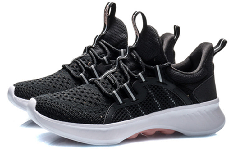 (WMNS) Li-Ning Eazgo 'Black White Orange' AREQ004-4