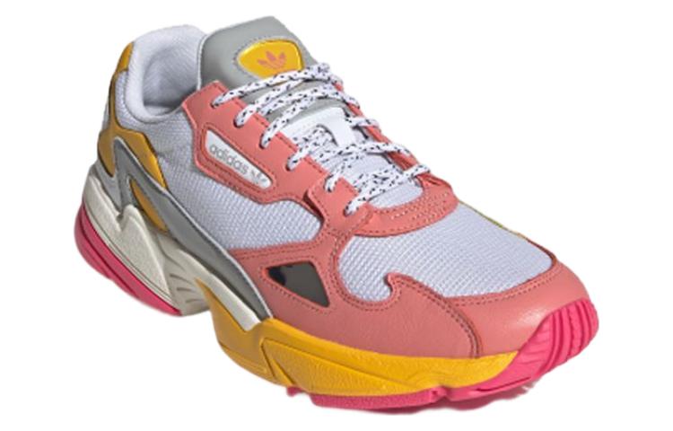 (WMNS) adidas Falcon W 'White Pink Yellow' EG9933