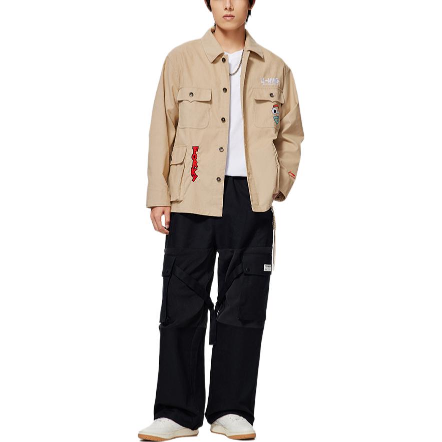 Li-Ning x Disney Toy Story Graphic Woven Jacket 'Khaki' AFDS457-2