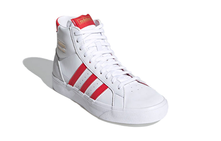 (GS) adidas originals Basket Profi J Shoes White/Red FZ0647