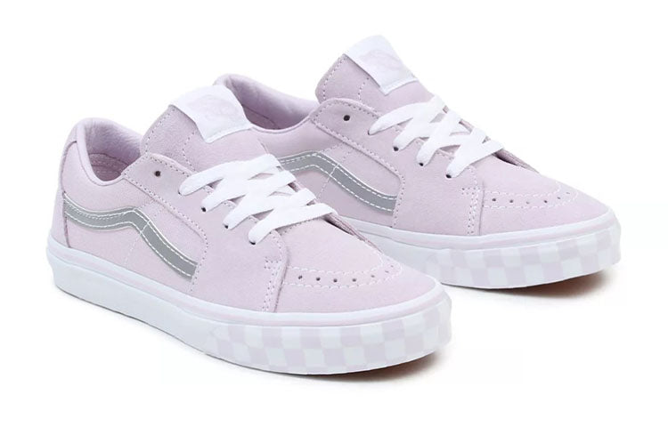 Vans Reflective Sidestripe Low-Top Sneakers K Pink/Gray VN0A5EE4ACA