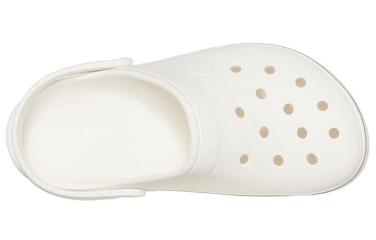 (WMNS) Crocs Beach White Sandals 205434-143