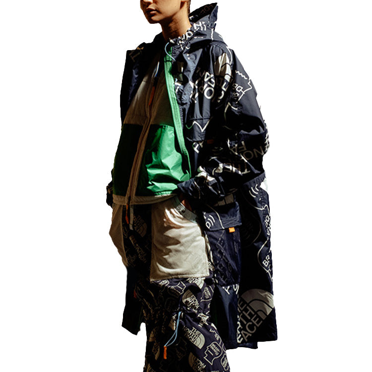 THE NORTH FACE X Brain Dead 76 Oversized Mountain Parka Jacket 'Blue' 529S-WE7