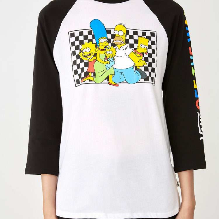 (WMNS) Vans Crossover raglan sleeve White VN0A4V47ZZZ