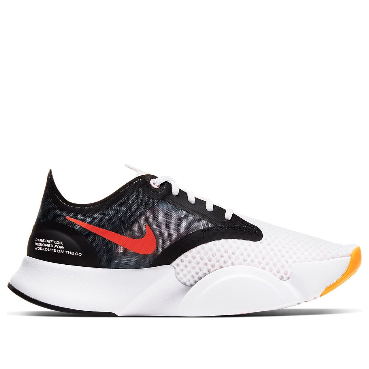 (WMNS) Nike SuperRep Go 'White Black Team Orange' CJ0860-181