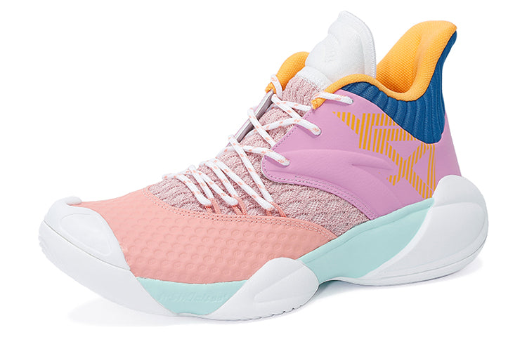ANTA Basketball Series Sneakers Mid 'Pink White Blue' 112131616S-2