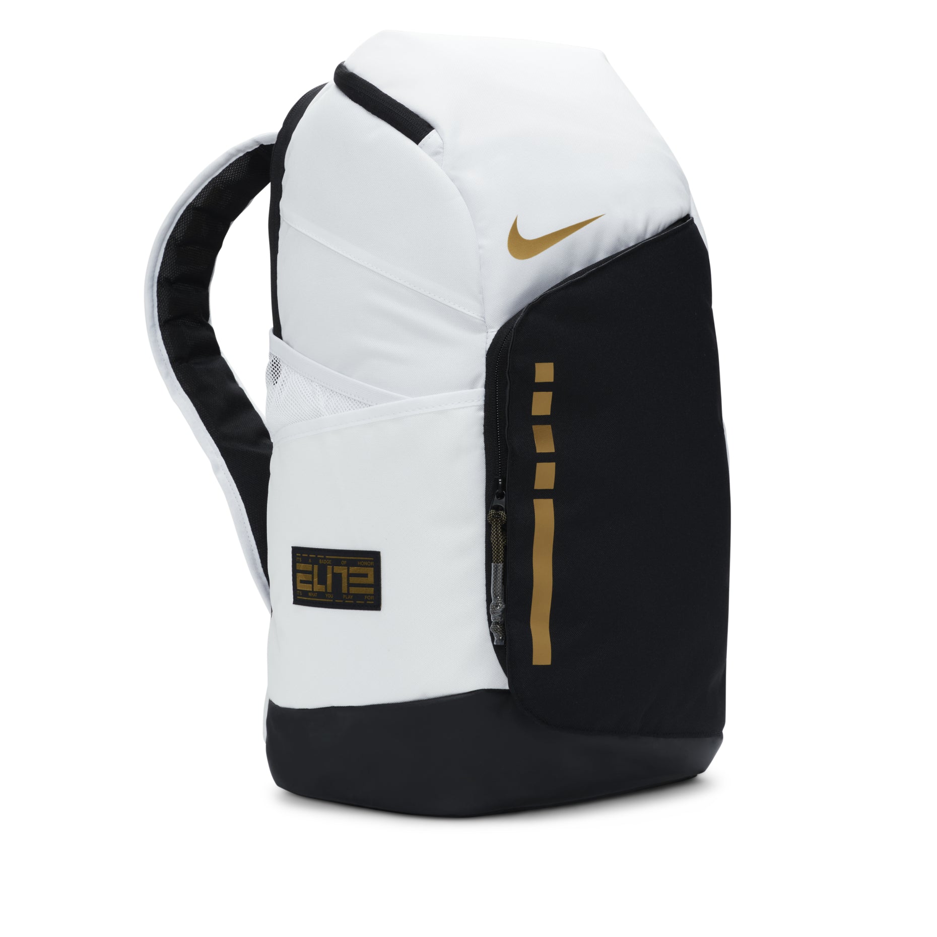 Nike Hoops Elite Backpack 32L 'White Black Gold' DX9786-100
