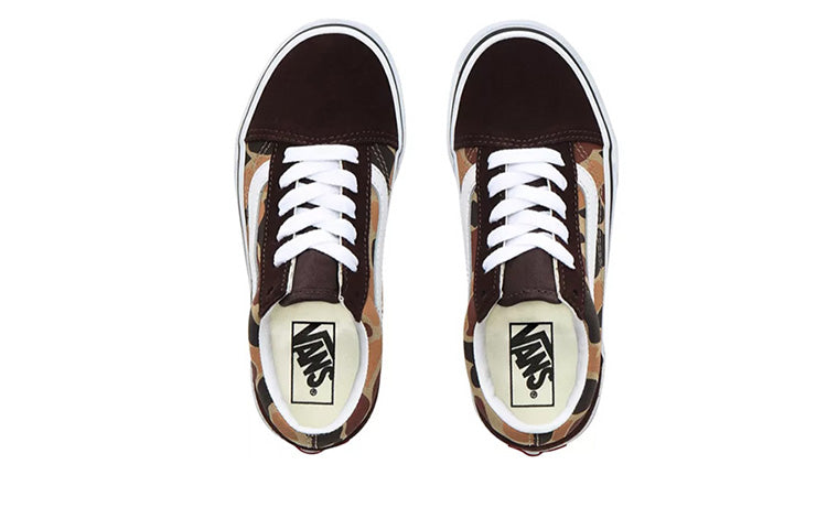 (PS) Vans Vintage Camo Old Skool 'Black Yellow' VN0A4BUUUY5
