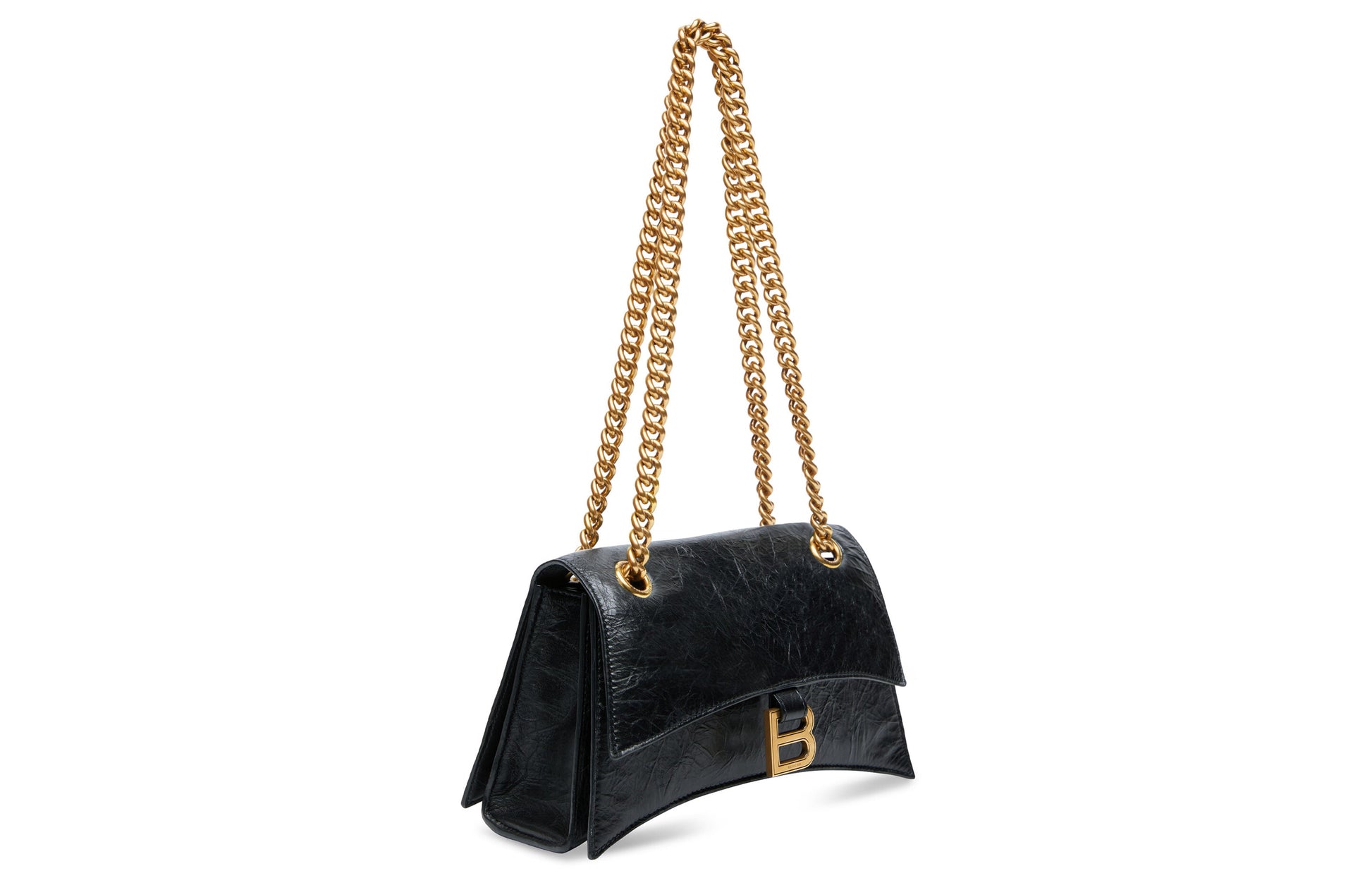 (WMNS) Balenciaga Crush Small Chain Bag 'Black' 716351210IT1000