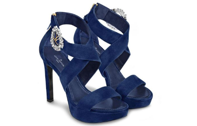 (WMNS) LOUIS VUITTON LV Horizon Platform Sandals Blue 1A5IY3