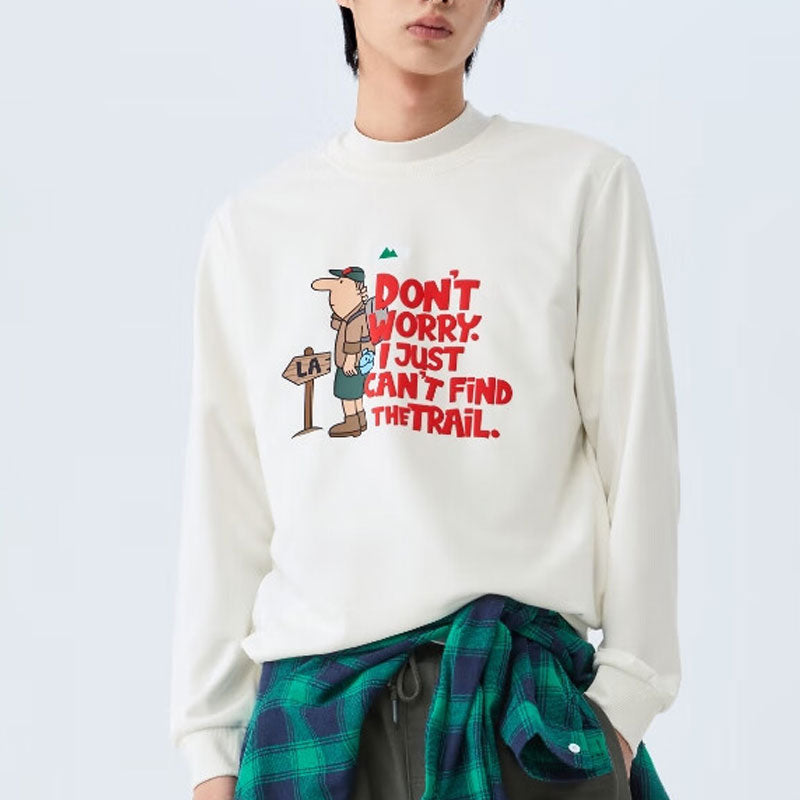 Skechers Graphic Crew Sweater 'White Black Red' L122M076-0074