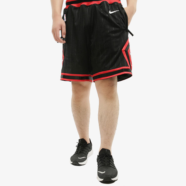 Nike Bulls Courtside Statement Edition Chicago Bulls Basketball Shorts Black Red Blackred AV6608-010