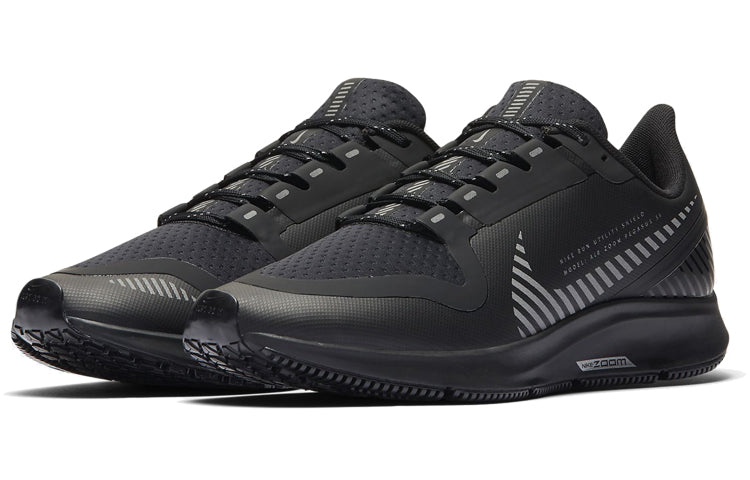 (WMNS) Nike Air Zoom Pegasus 36 Shield 'Black Metallic Silver' AQ8006-001