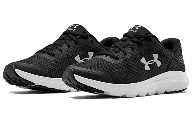 (WMNS) Under Armour Surge 2 'Black White' 3022605-001