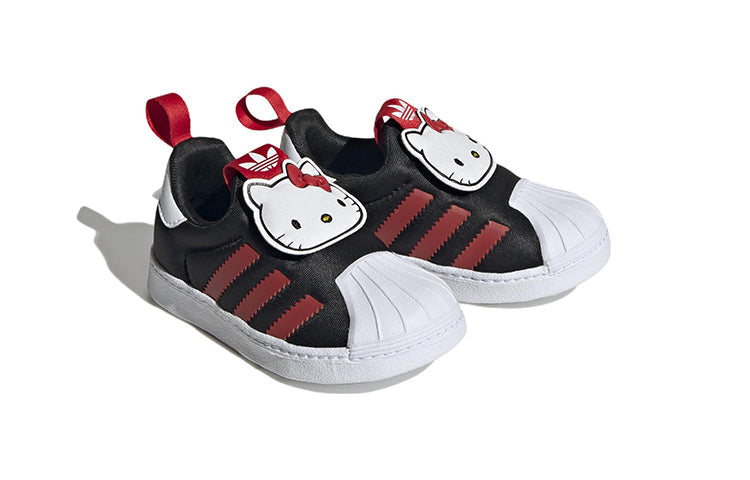 (TD) adidas Hello Kitty x Superstar 360 'Black Vivid Red' HQ4091