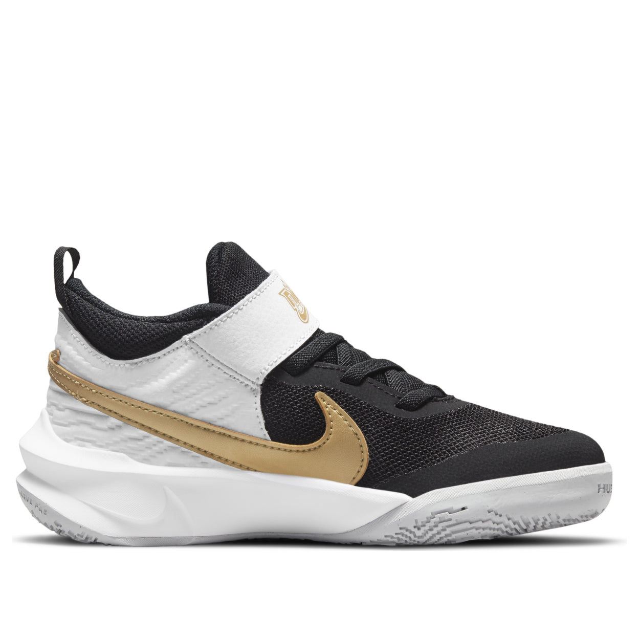 (PS) Nike Team Hustle D10 'Black White Metallic Gold' CW6736-002