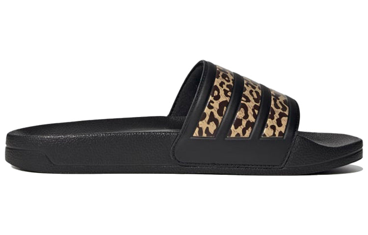 (WMNS) adidas Hirocoledge x Adilette Shower Slide 'Takahashi Hiroko - Black Leopard' FZ2856