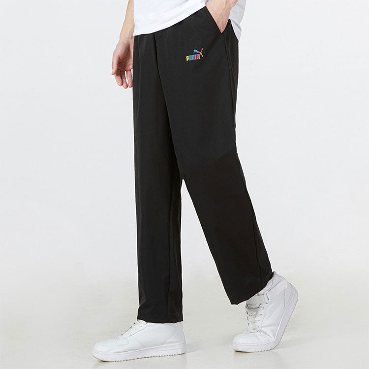 PUMA Logo Track Pants 'Black' 671966-01