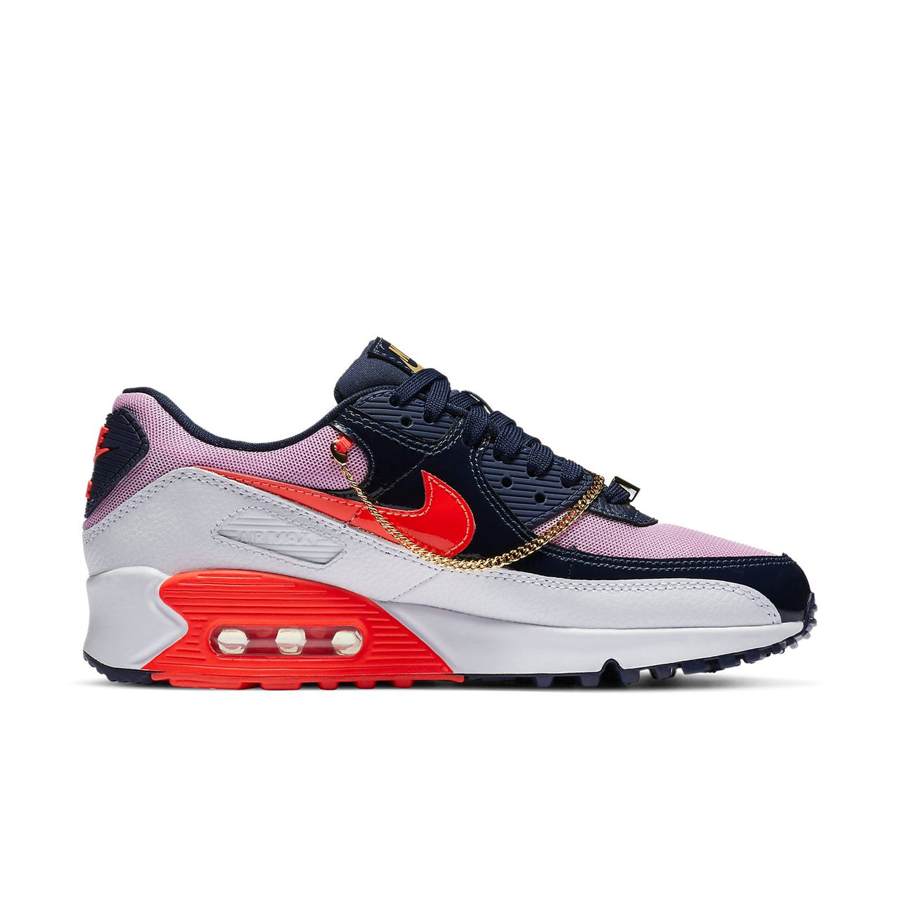 (WMNS) Nike Air Max 90 'Cuban Link - Navy Pink' CZ8099-100