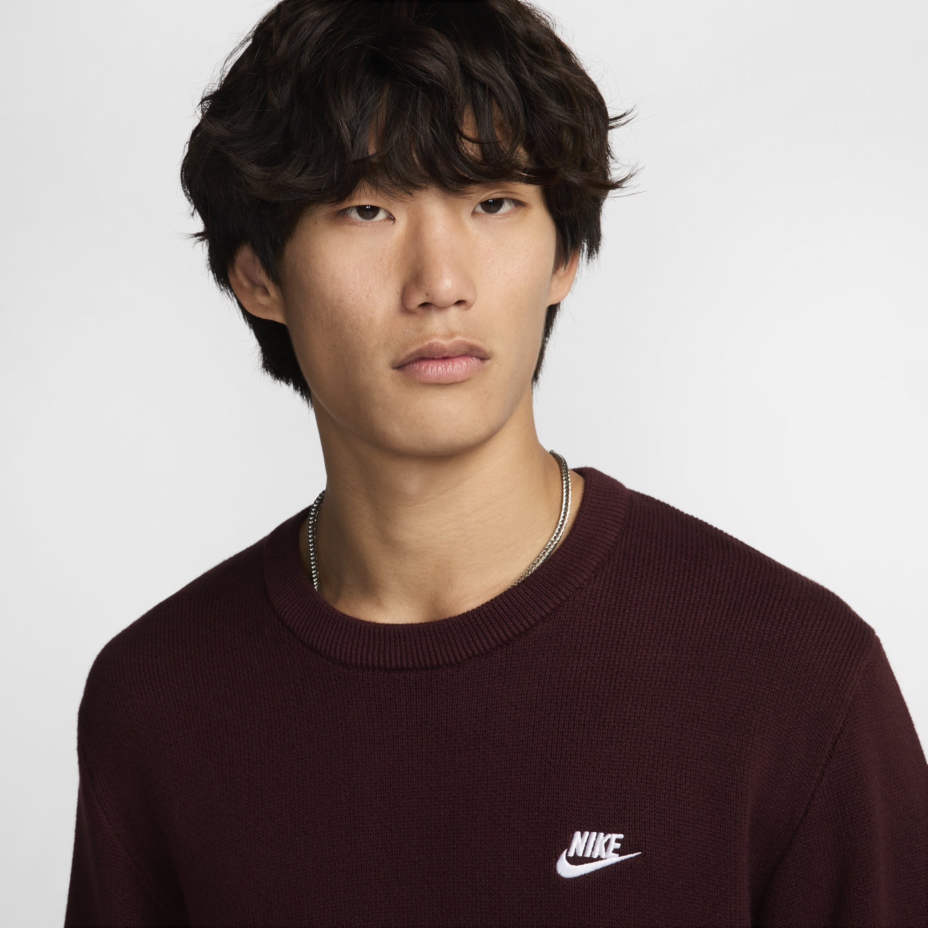 Nike Club Sweatshirt 'Burgundy' FQ2913-652