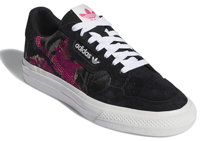 (WMNS) adidas Continental Vulc Floral Multi-Color 'Black Pink' EG2694