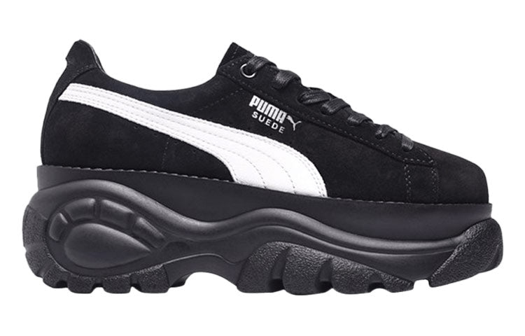 (WMNS) PUMA Buffalo x Suede Platform 'Black' 368499-02
