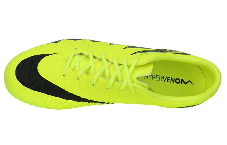 Nike Hypervenom Fatal 2 HG Hard Ground Hard Court Soccer Cleats/Football Boot Green Black 749894-703